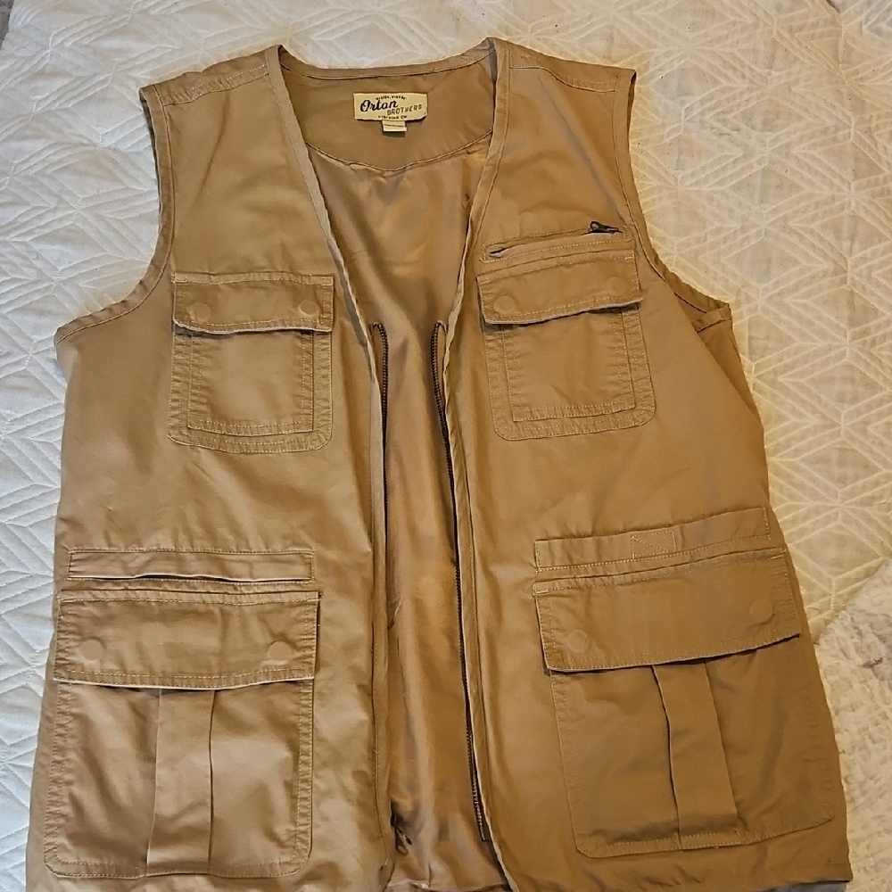 Orton Brothers Khaki Outdoor Vest